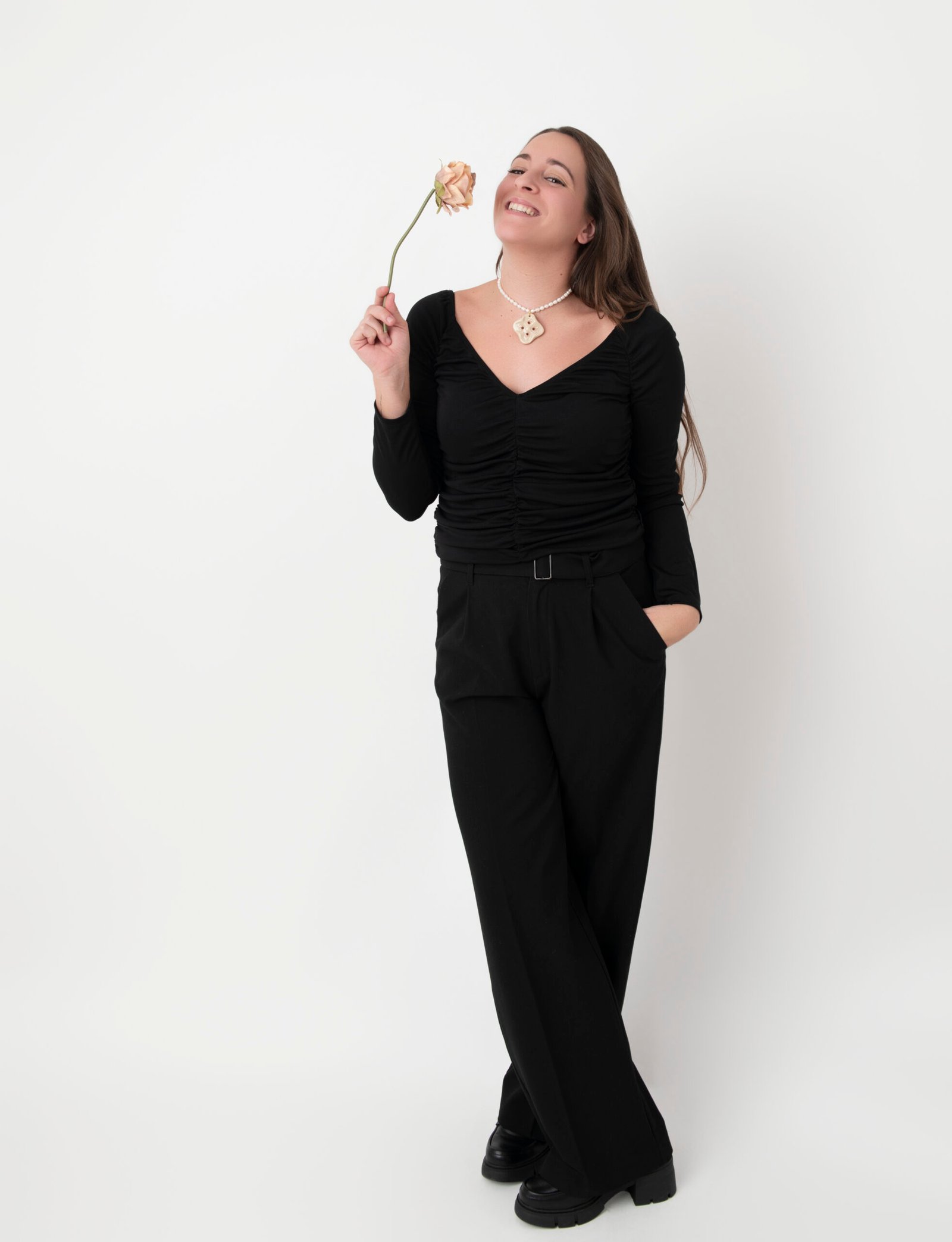 Collar Flor Nude Ann