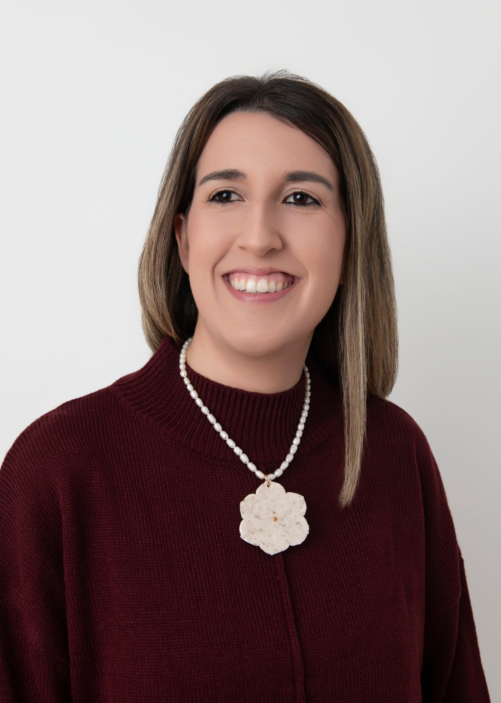 Collar flor Nude Ele