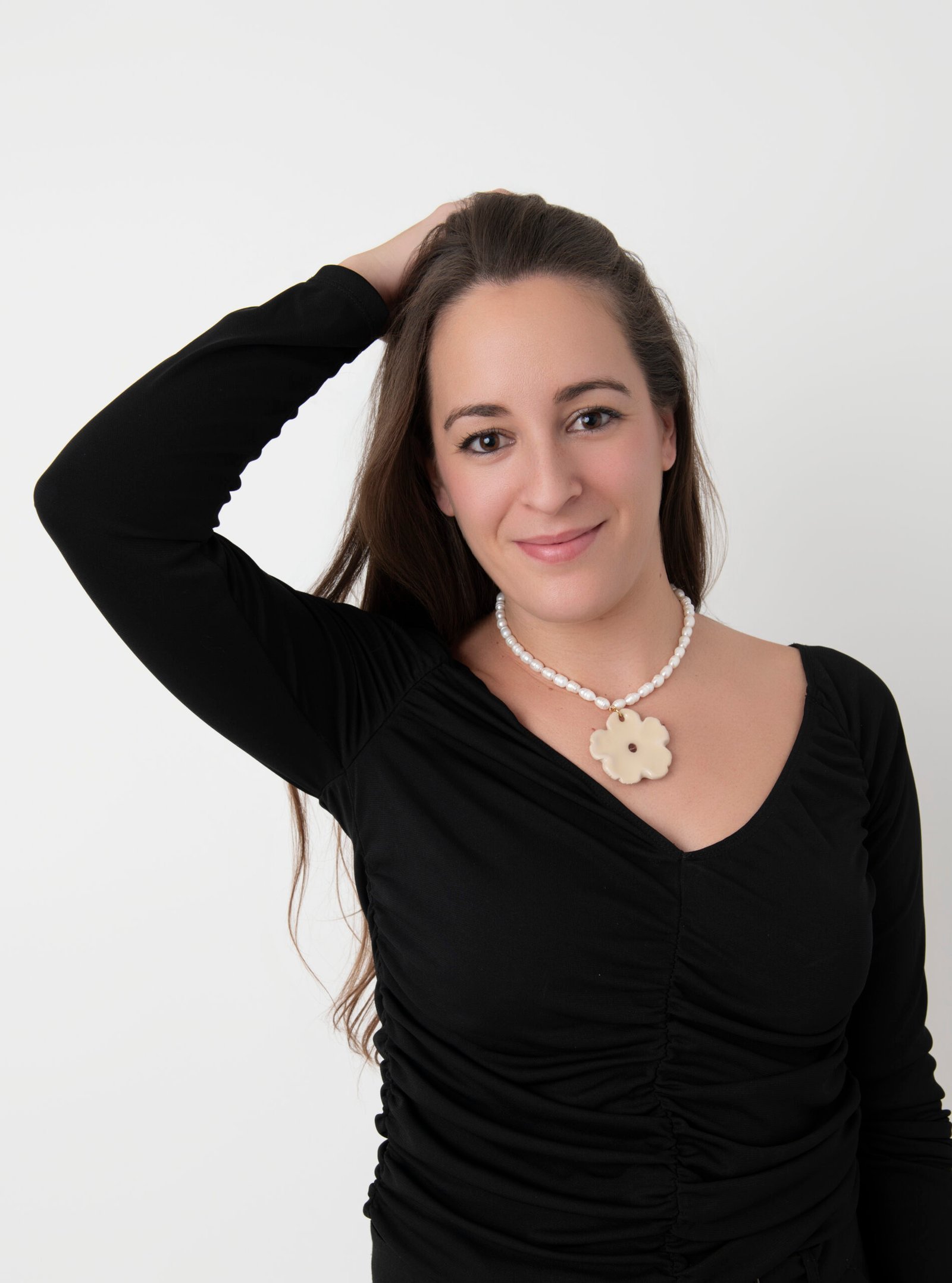 Collar Flor Nude Ana