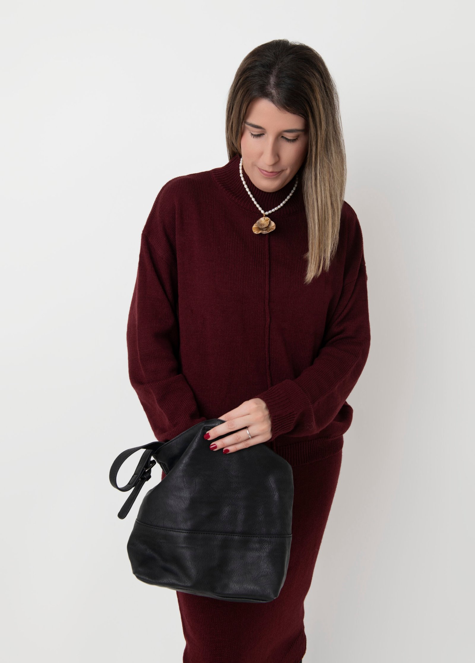 Collar Flor Nude Orquídea