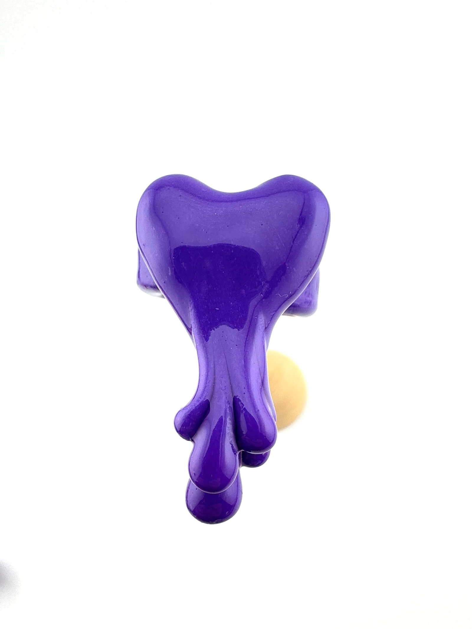 Anillo Corazón derretido lila