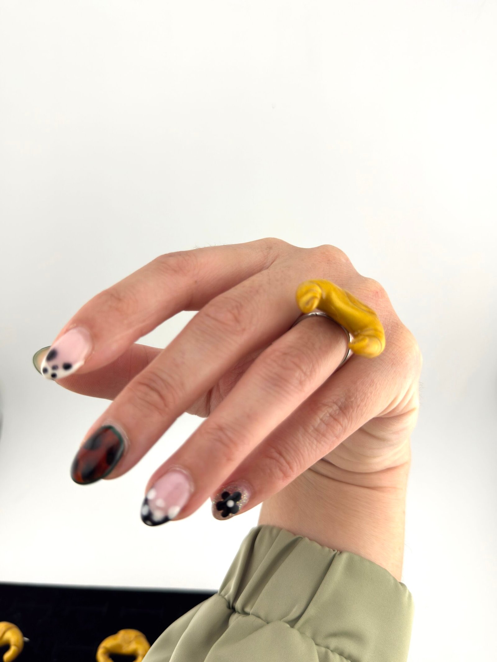 Anillo Croissants ajustable